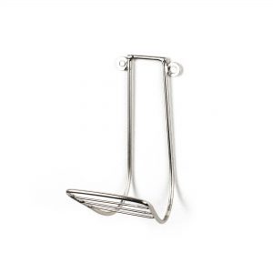 Wide Silver Scoop Wall Hook - Wall Hooks - Wide Silver Scoop Wall Hook