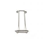 Wide Silver Scoop Wall Hook - Wall Hooks - Wide Silver Scoop Wall Hook