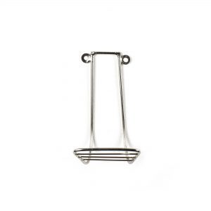 Wide Silver Scoop Wall Hook - Wall Hooks - Wide Silver Scoop Wall Hook