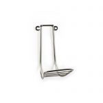 Wide Silver Scoop Wall Hook - Wall Hooks - Wide Silver Scoop Wall Hook