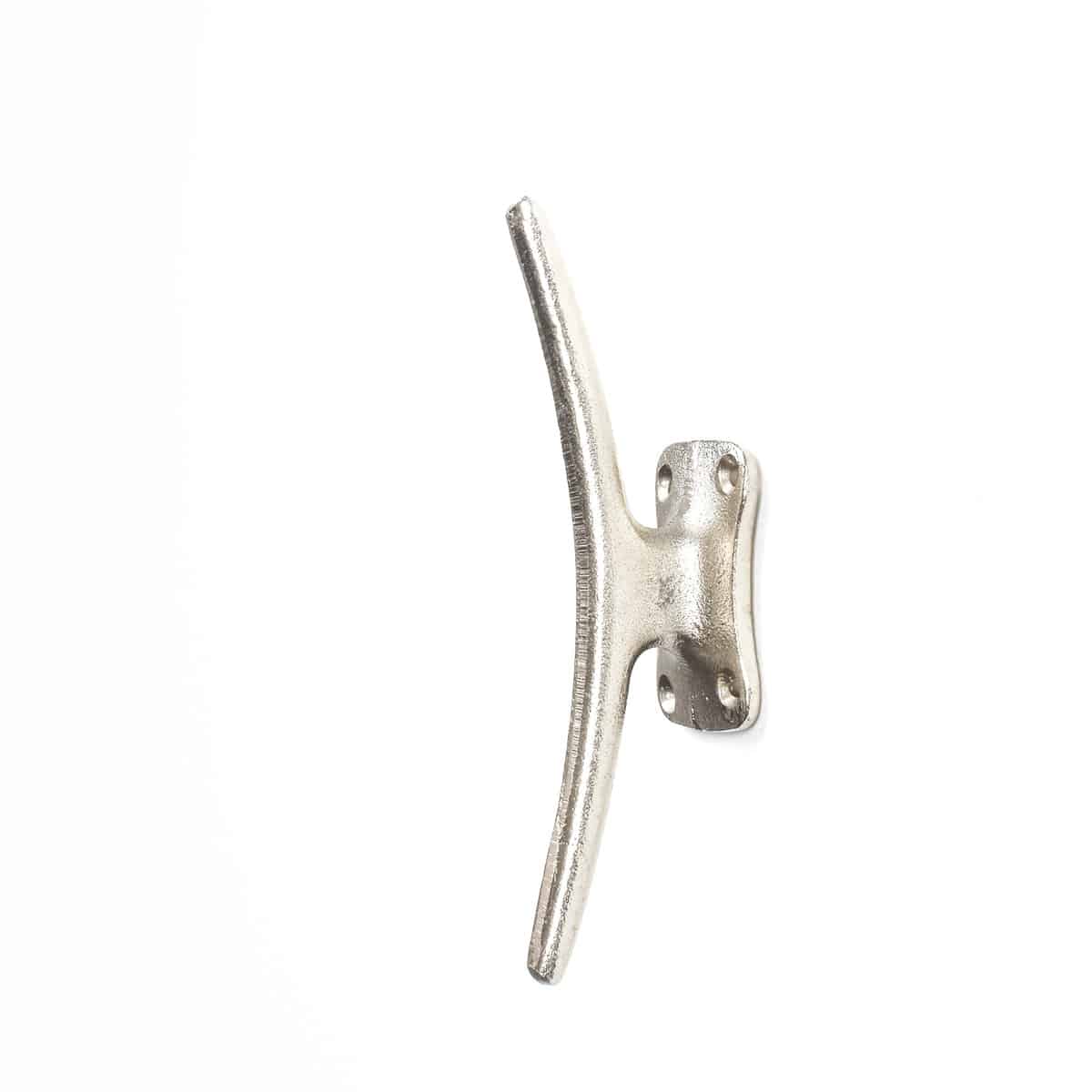 9358184000752_1 Wide Silver Scoop Wall Hook - Wall Hooks - Wide Silver Scoop Wall Hook