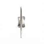 Wide Silver Scoop Wall Hook - Wall Hooks - Wide Silver Scoop Wall Hook