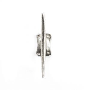 Wide Silver Scoop Wall Hook - Wall Hooks - Wide Silver Scoop Wall Hook