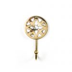 Gold Flower Inlay Wall Hook - Wall Hooks - Gold Flower Inlay Wall Hook