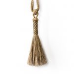 Jute and Black Zig-Zag Curtain Tie Back - Curtain Tie Backs - Jute and Black Zig-Zag Curtain Tie Back