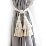 Large and Small Cotton Tassel Curtain Tie Back - Curtain Tie Backs - Large and Small Cotton Tassel Curtain Tie Back
