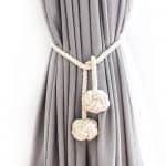 Double Knot Cotton Curtain Tie Back - Curtain Tie Backs - Double Knot Cotton Curtain Tie Back