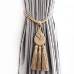 Spiralled Jute Tassel Curtain Tie Back - Curtain Tie Backs - Spiralled Jute Tassel Curtain Tie Back