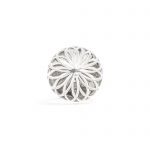 Acrylic Flower Engraved Knob - Cabinet Knobs - Acrylic Flower Engraved Knob