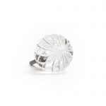 Acrylic Flower Engraved Knob - Cabinet Knobs - Acrylic Flower Engraved Knob
