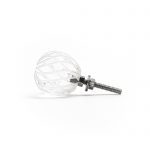 Acrylic Flower Engraved Knob - Cabinet Knobs - Acrylic Flower Engraved Knob