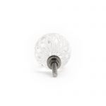 Acrylic Flower Engraved Knob - Cabinet Knobs - Acrylic Flower Engraved Knob