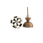 MOP Spinning Wheel Knob - Cabinet Knobs - MOP Spinning Wheel Knob