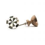 MOP Spinning Wheel Knob - Cabinet Knobs - MOP Spinning Wheel Knob