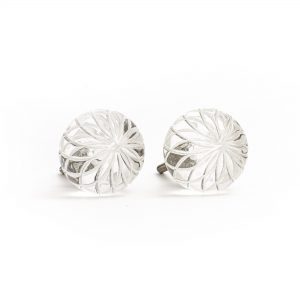 Acrylic Flower Engraved Knob - Cabinet Knobs - Acrylic Flower Engraved Knob