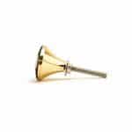 Small Brass Pinwheel MOP Knob - Cabinet Knobs - Small Brass Pinwheel MOP Knob