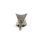 Silver Iron Crown Knob - Cabinet Knobs - Silver Iron Crown Knob