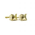 Gold Iron Crown Knob - Cabinet Knobs - Gold Iron Crown Knob