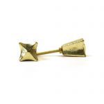 Gold Iron Crown Knob - Cabinet Knobs - Gold Iron Crown Knob
