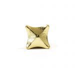 Gold Iron Crown Knob - Cabinet Knobs - Gold Iron Crown Knob