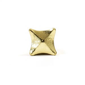 Gold Iron Crown Knob - Cabinet Knobs - Gold Iron Crown Knob
