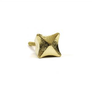 Gold Iron Crown Knob - Cabinet Knobs - Gold Iron Crown Knob