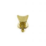 Gold Iron Crown Knob - Cabinet Knobs - Gold Iron Crown Knob