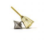 Gold Iron Crown Knob - Cabinet Knobs - Gold Iron Crown Knob