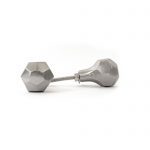 Silver Iron Geometric Knob - Cabinet Knobs - Silver Iron Geometric Knob