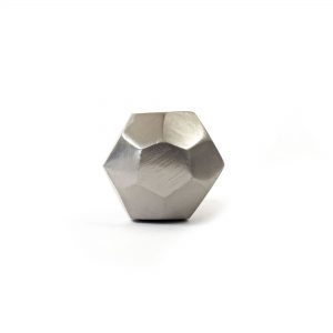 Silver Iron Geometric Knob - Cabinet Knobs - Silver Iron Geometric Knob