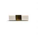 White Cubed Pull - Drawer Pulls - White Cubed Pull
