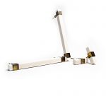 White Cubed Pull - Drawer Pulls - White Cubed Pull