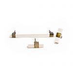 White Cubed Pull - Drawer Pulls - White Cubed Pull