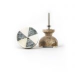 Rustic Bone Wheel Knob - Cabinet Knobs - Rustic Bone Wheel Knob