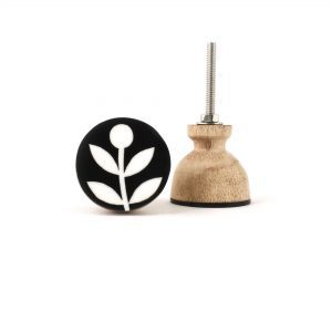 Rustic Bone Floweret Knob - Cabinet Knobs - Rustic Bone Floweret Knob