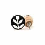 Rustic Bone Floweret Knob - Cabinet Knobs - Rustic Bone Floweret Knob
