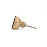 Rustic Bone Floweret Knob - Cabinet Knobs - Rustic Bone Floweret Knob