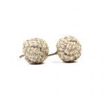 Jute and Cotton Weaved Knob - Cabinet Knobs - Jute and Cotton Weaved Knob