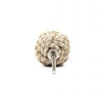 Jute and Cotton Weaved Knob - Cabinet Knobs - Jute and Cotton Weaved Knob