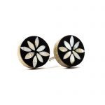 Inlaid Petaled Daisy Knob - Cabinet Knobs - Inlaid Petaled Daisy Knob