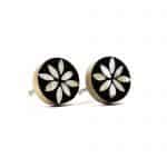 Inlaid Petaled Daisy Knob - Cabinet Knobs - Inlaid Petaled Daisy Knob