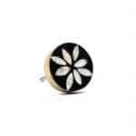 Inlaid Petaled Daisy Knob - Cabinet Knobs - Inlaid Petaled Daisy Knob