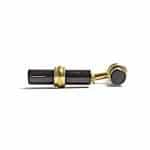 Black Solid Glass T-Bar Pull - Drawer Pulls - Black Solid Glass T-Bar Pull