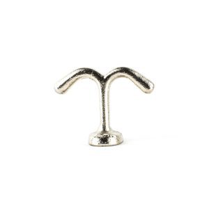 Silver Double Hook - Wall Hooks - Silver Double Hook