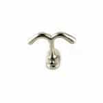 Silver Double Hook - Wall Hooks - Silver Double Hook