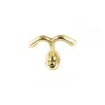 Silver Double Hook - Wall Hooks - Silver Double Hook