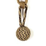 Cotton and Mango Wood Tassel Curtain Tie Back - Curtain Tie Backs - Cotton and Mango Wood Tassel Curtain Tie Back