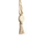 Cotton and Mango Wood Tassel Curtain Tie Back - Curtain Tie Backs - Cotton and Mango Wood Tassel Curtain Tie Back
