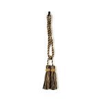 Cotton and Mango Wood Tassel Curtain Tie Back - Curtain Tie Backs - Cotton and Mango Wood Tassel Curtain Tie Back
