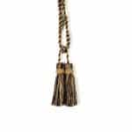 Cotton and Mango Wood Tassel Curtain Tie Back - Curtain Tie Backs - Cotton and Mango Wood Tassel Curtain Tie Back